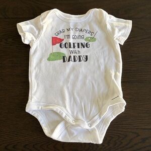 Gerbers Golfing with Daddy Onesie (Buy 1, Get 1 Free)
